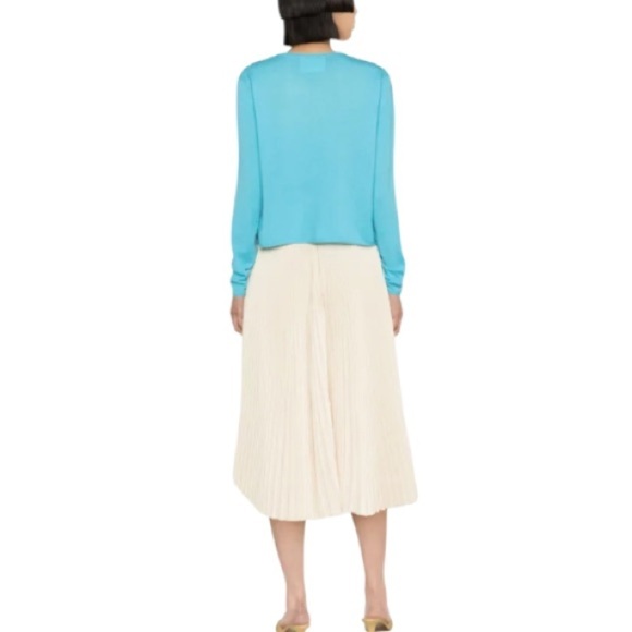 Lisa Yang Ida Cashmere Sweater NWT Amalfi Blue Organic Cashmere - Picture 3 of 13